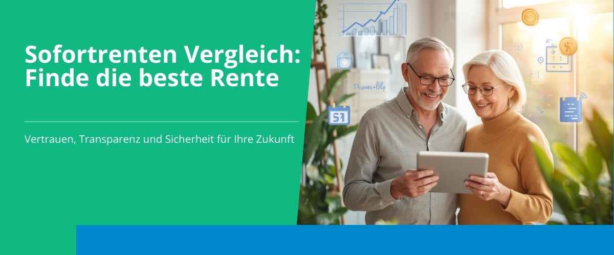 Sofortrente Vergleich 2026 - die beste Rente für Ihren Ruhestand