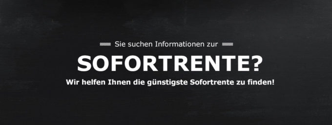 Informationen Sofortrente